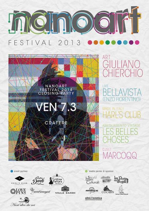Venerdì 7 Marzo, la “pittura” di Giuliano Chierchio protagonista dell’ultimo appuntamento col NanoArt