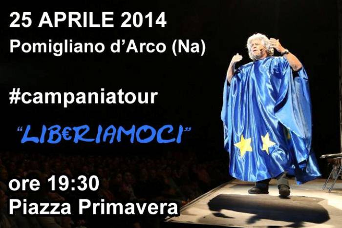 M5s: Il 25 Aprile il Campania Tour fa tappa a Pomigliano d’Arco