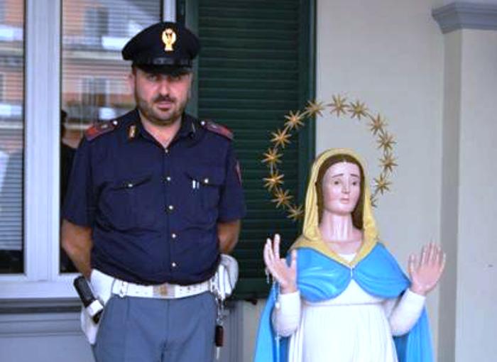 Ruba statua della Madonna denunciato un incensurato di Torre del Greco