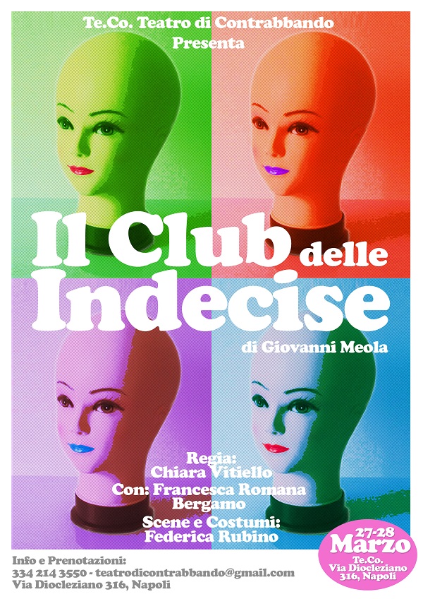 L’Associazione Te.Co presenta “Il club delle indecise” di Giovanni Meola