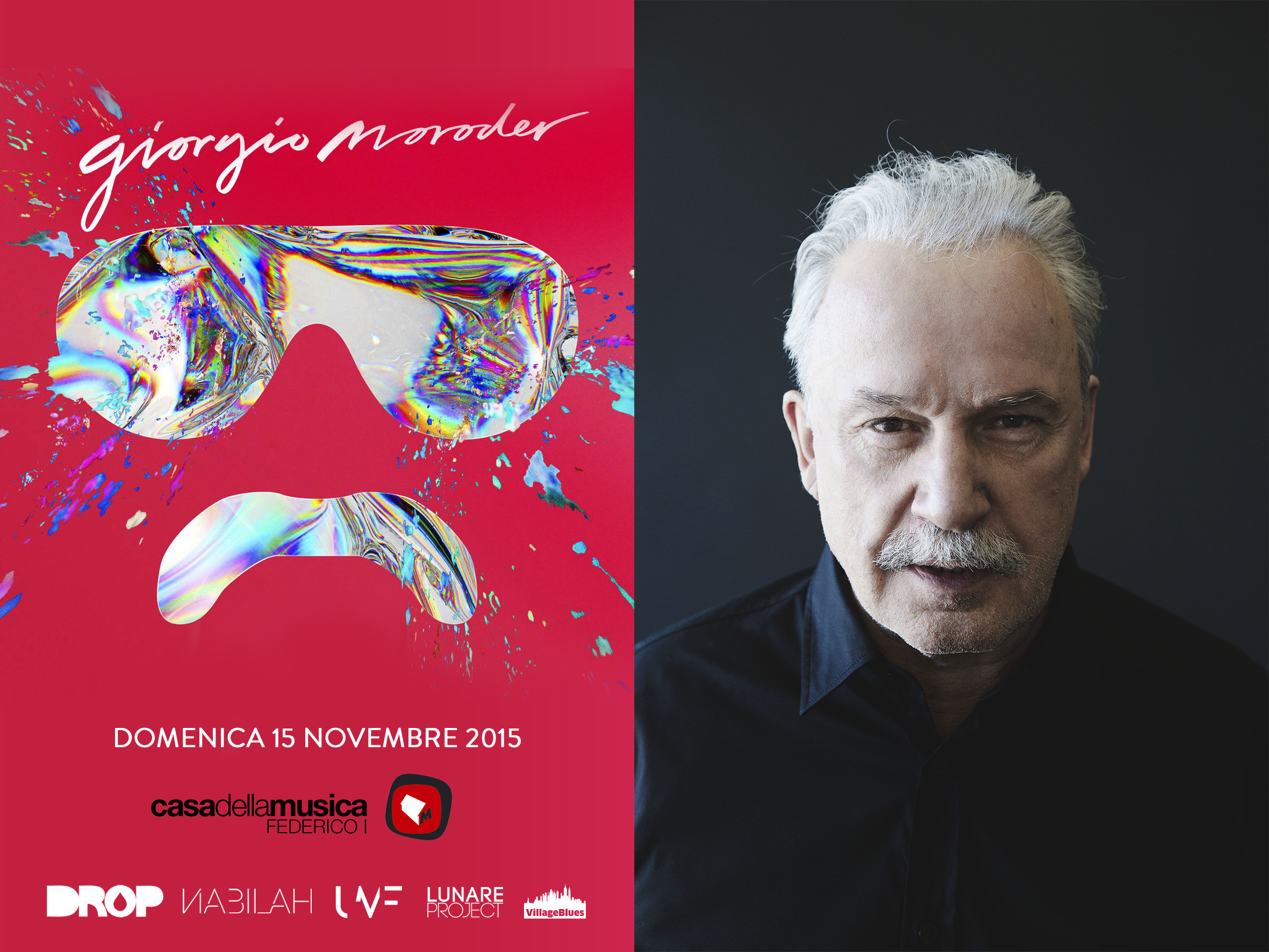 Dance mondiale a la Casa della Musica: è in arrivo Sir (Giovanni) Giorgio Moroder
