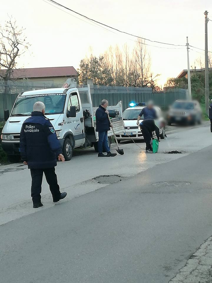 EMERGENZA STRADE A SOMMA VESUVIANA Dopo le piogge, gli interventi