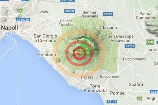 Sciame sismico sul Vesuvio: 30 scosse registrate in un’ora