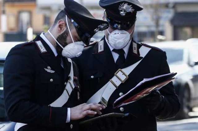 Emergenza Covid: a Napoli e provincia 309 sanzioni dei carabinieri