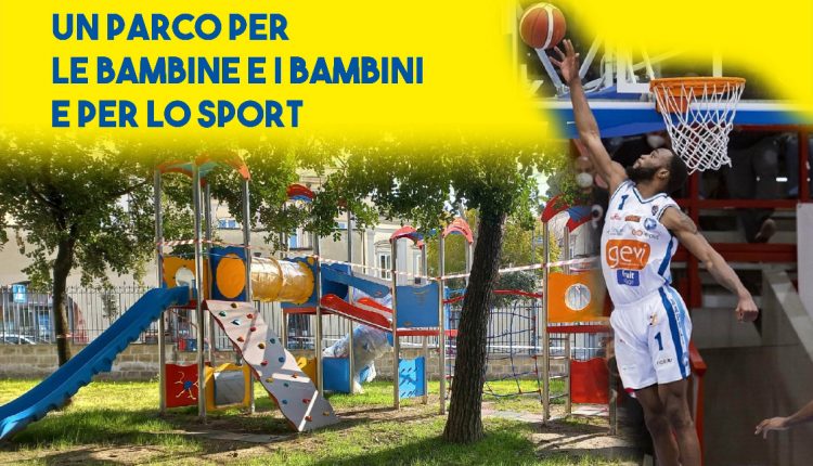 A San Giorgio a Cremano, Gevi Napoli Basket e studenti in campo mercoledì 16 marzo, per inaugurare il Parco Susanna con il nuovo campo di pallacanestro e attrezzature sportive