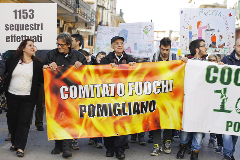 TUTTINFILA, a Pomigliano d’Arco marcia per sensibilizzare sulla Terra dei Fuochi