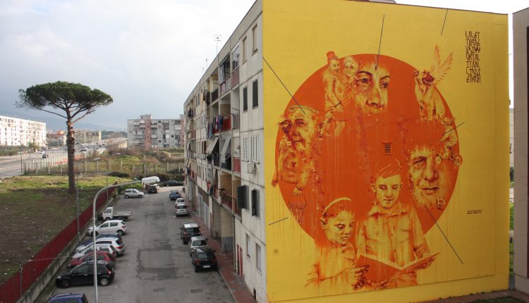 I colori che raccontano il sogno di riscatto del ghetto, NapoliEst: tra degrado e arte contemporanea internazionale
