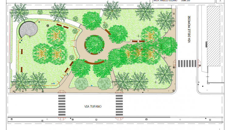 Pomigliano d’Arco, riqualificazione di piazzetta Montessori: via le barriere architettoniche e installazione di una mappa tattile per i non vedenti