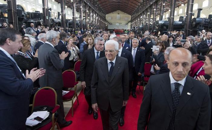 Il Presidente della Repubblica Sergio Mattarella a Portici: “Il Museo di Pietrarsa è bellissimo, lascia senza fiato”