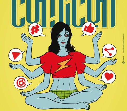 Comicon, Sasha Grey come la dea Kalì: Recchioni disegna il manifesto ufficiale sul tema fumetto e web
