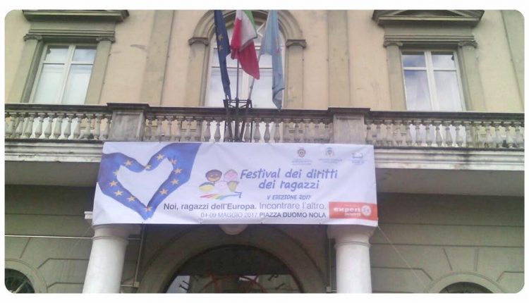 “Noi, ragazzi dell’Europa. Incontrare l’altro” : torna il Festival dei Diritti dei Ragazzi, dal 4 al 9 maggio in Piazza Duomo a Nola