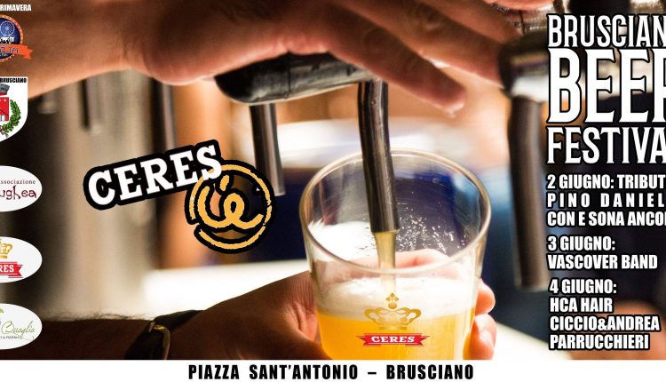 BRUSCIANO BEER FESTIVAL 2-3-4 GIUGNO 2017: Tre giorni di eventi a Brusciano con unica protagonista: LA BIRRA!