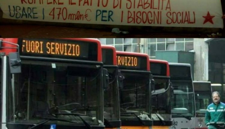 Napoli: “salviamo e rilanciamo l’ANM” è il titolo della manifestazione in piazza Municipio