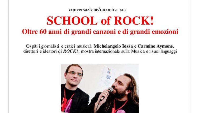 Ritorna il “Portici Science Cafè” con SCHOOL of ROCK! Oltre 60 anni di grandi canzoni e di grandi emozioni
