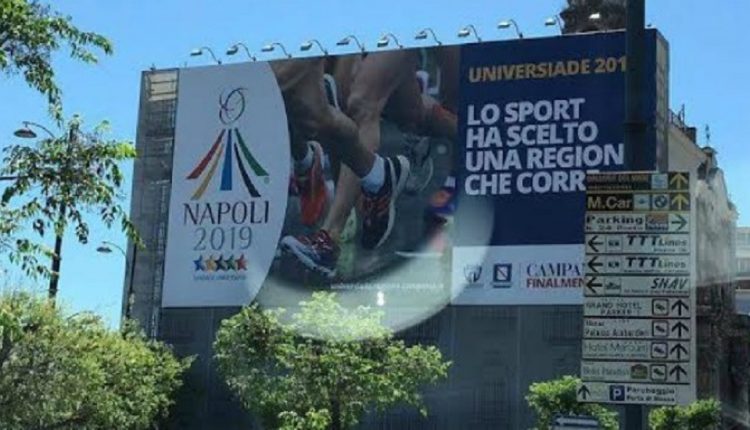 Universiadi a Napoli: nuova norma per velocizzare l’iter per appalti e lavori