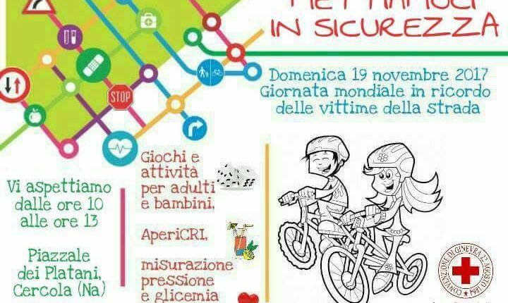 Cercola. Giornata mondiale in ricordo delle vittime della strada: informare e sinsibilizzare i cittadini a un corretto uso del codice della strada