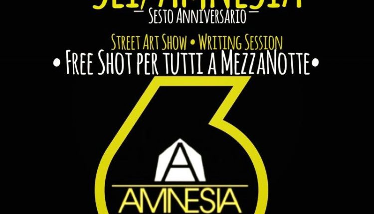 Pomigliano. Sesto anniversario per “Amnesia”: tra street art e cultura.