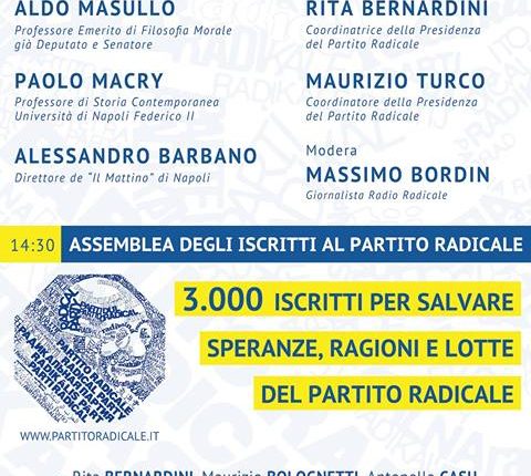 Stati Uniti di Europa – Dibattito a Napoli organizzato dal Partito Radicale