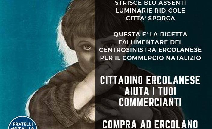 Ercolano – Fratelli d’Italia lancia la campagna “Compra ad Ercolano”