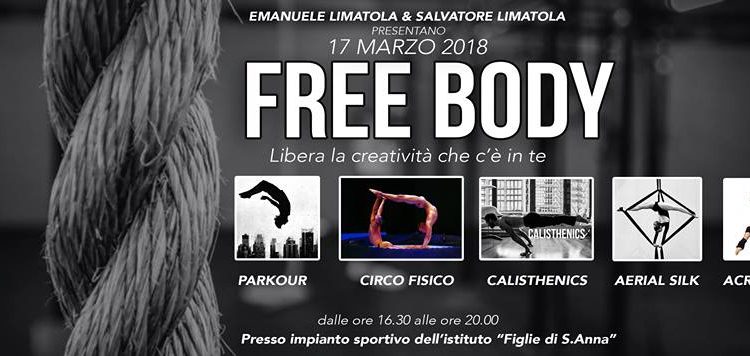 Un nuovo volto dello sport in provincia: sabato 17 marzo arriva “FREE BODY”