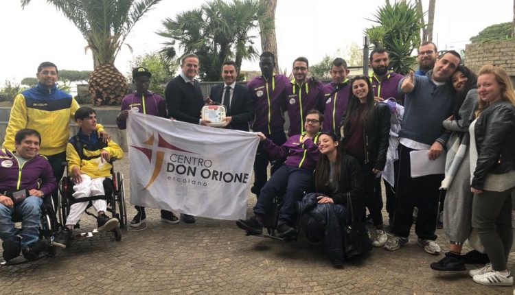 Centro Don Orione, A Ercolano fa tappa il progetto “Territorio Cardio-Protetto” con l’On. Longobardi