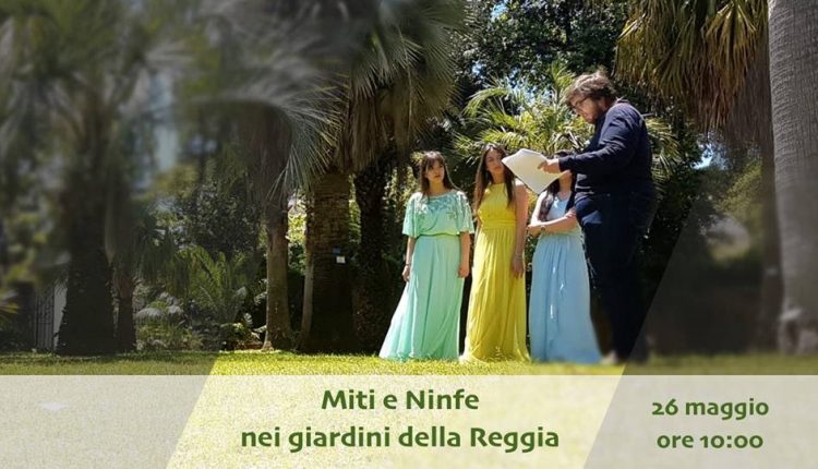 La mitologia rivive alla Reggia di Portici: sabato 26 maggio, satiri e ninfe prendono vita nei giardini della dimora borbonica