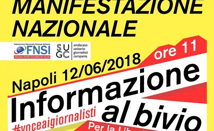 #VoceAiGiornalisti: a Napoli si parla di giornalismo, libertà e Costituzione