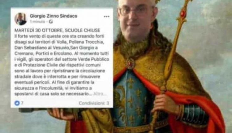 Nella città di Troisi c’è un nuovo Santo. Dopo la chiusura delle scuole gli studenti beatificano “San Giorgio Zinno”