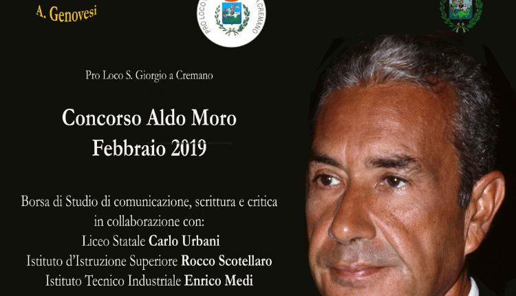 “Aldo Moro il professore”: Borsa di Studio per gli studenti delle scuole di San Giorgio a Cremano. Incontro col giornalista Rai Giorgio Balzoni