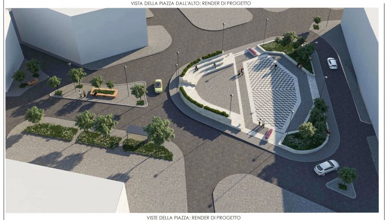 Il nuovo volto di Piazza Massimo Troisi  a San Giorgio a Cremano: approvato il progetto definitivo. Cambia la viabilità, aumentano gli spazi verdi