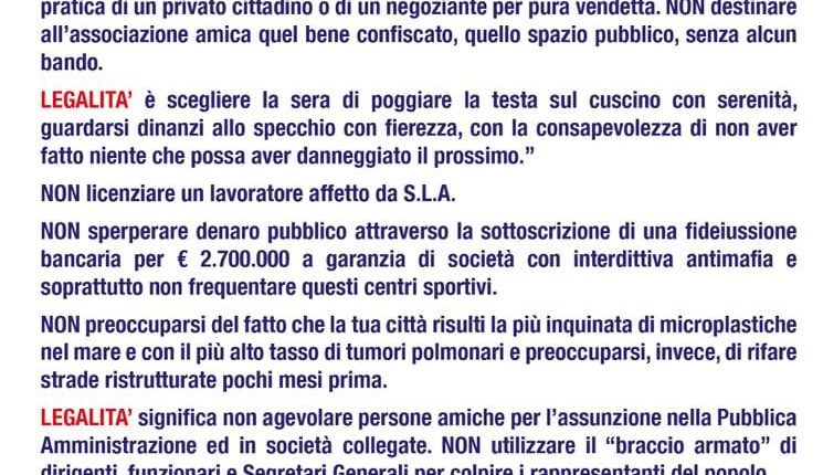 “Casal di Portici… legalità sospesa”: il manifesto dell’opposizione che a Portici fa indignare il governo locale e i cittadini