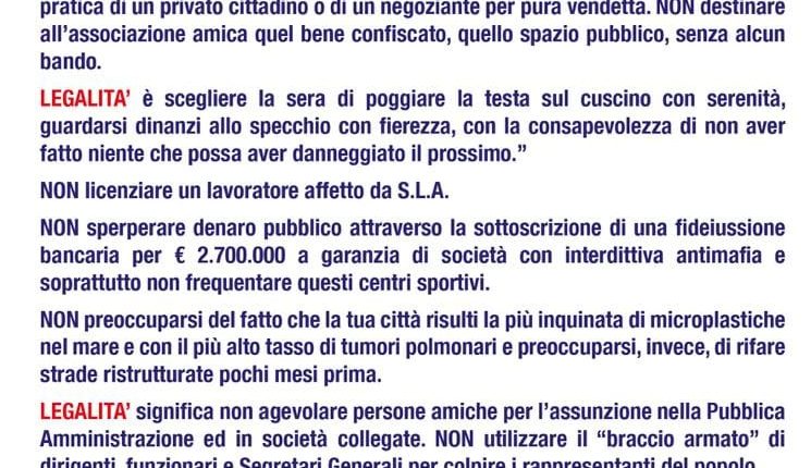 “Casal di Portici… legalità sospesa”: il manifesto dell’opposizione che a Portici fa indignare il governo locale e i cittadini