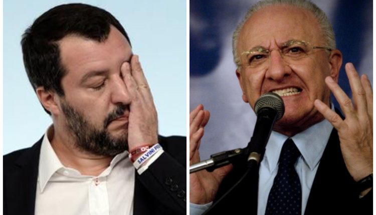 Salvini spara sulla Campania, il Governatore De Luca rispedisce le accuse al mittente: Caro on. Matteo Salvini, le chiacchiere stanno a zero. Venga a fare un confronto pubblico con me”