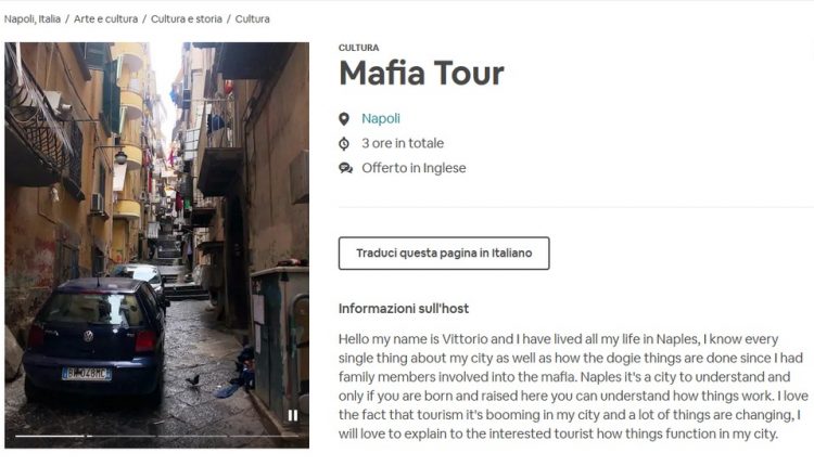 Mafia tour a Napoli proposto sul web da un giovane, le accuse di Francesco Emilio Borrelli (Verdi) e di Alessandro Amitrano (M5s)