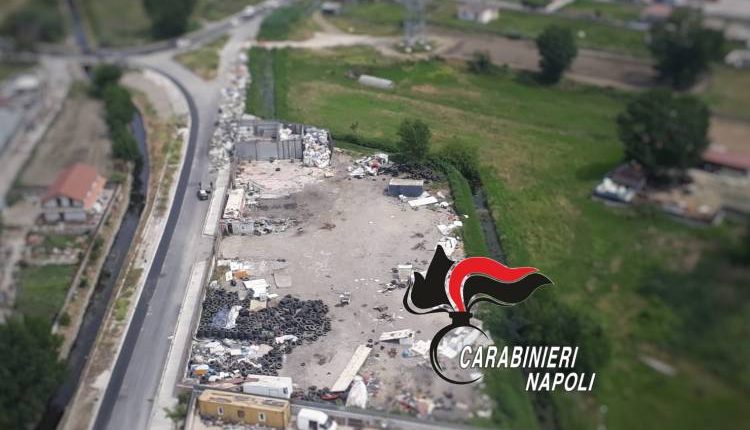 Sequestrata discarica abusiva a Volla, nei guai la proprietaria del terreno