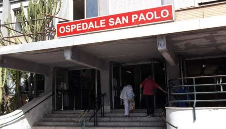 Ospedale San Paolo: chiusura temporanea del pronto soccorso per un caso di Covid-19: un immigrato negativo a due tamponi, poi test e radiografia rileva la positività