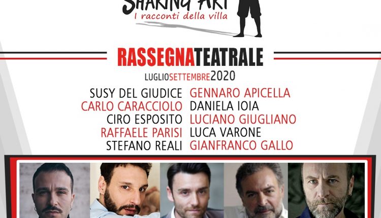  SHARING ART, I RACCONTI DELLA VILLA. LA CONFERENZA STAMPA GIOVEDì 23 LUGLIO ORE 18.30