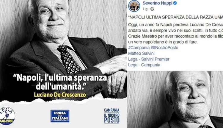 ELEZIONI REGIONALI IN CAMPANIA 2020 – Bufera social per il post di Nappi con la foto di De Crescenzo