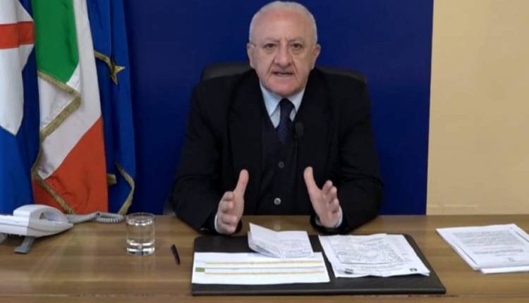 Appalti Covid, il Governatore Vincenzo De Luca: «Gare in assoluta trasparenza»