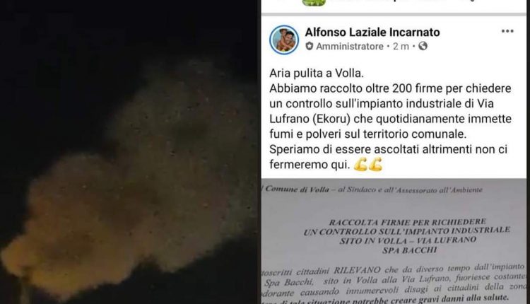 EMERGENZA POLVERI SOTTILI A VOLLA – La denuncia del leader dell’opposizione Andrea Viscovo e di Christian De Luca di Potere al popolo, senza risposta dell’amministrazione