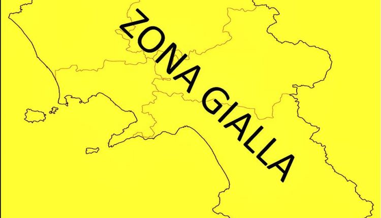 Campania verso la zona gialla dal 20 dicembre