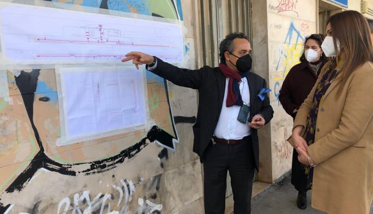 A Sant’Anastasia iniziano i lavori alla stazione Circum per i percorsi dei non vedenti, ma non invitano il sindaco Esposito