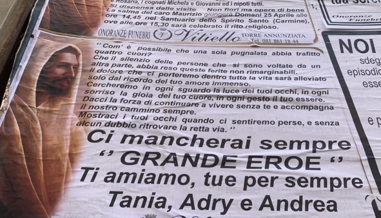 Folla ai funerali di Maurizio Cerrato. Il Vescovo Mimmo Battaglia si rivolge agli assassini: ”Gente infame che non sa cos’è il pudore”