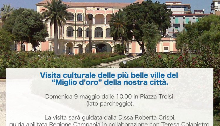 SAN GIORGIO A CREMANO, AL VIA I TOUR DELLE VILLE VESUVIANE ORGANIZZATI DA FREECREMANO