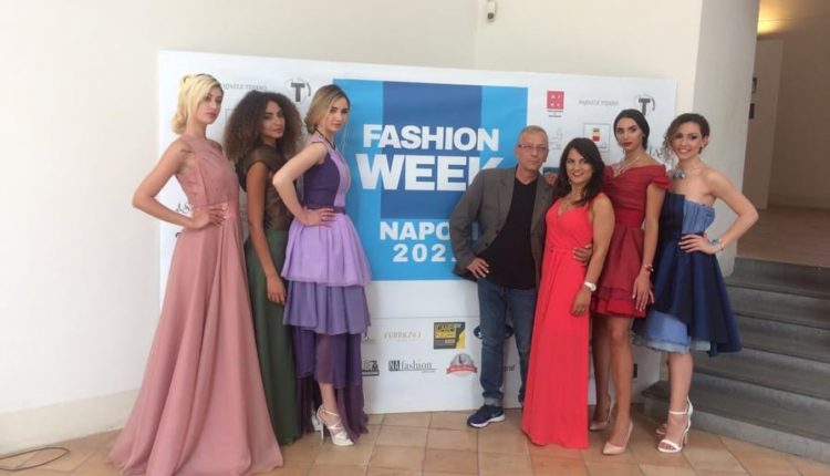 NAPOLI FASHION WEEK – Il trionfo del Vesuvio con Lorenza Pizza e la sua collezione ispirata ai fiori come simbolo della rinascita delle donne