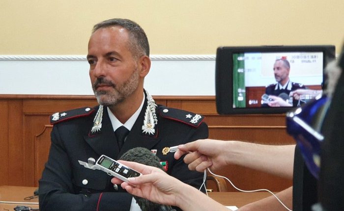 Si insedia generale Scandone, nuovo comandante provinciale dei Carabinieri