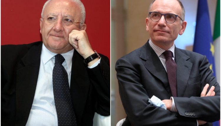 LA CRISI DENTRO IL PD – Enrico letta bacchetta il Governatore De Luca: “Il Pd non è un partito di uomini soli al comando”