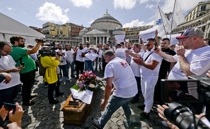 Al convegno di Confcommercio, “l’irruzione” di Unipan, Domenico Filosa: “Siamo alle strette, un intero comparto rischia di chiudere per sempre”