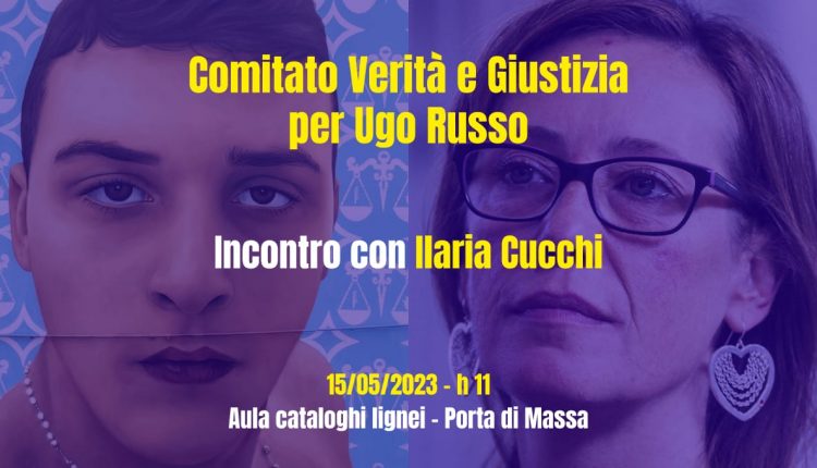 La Senatrice Ilaria Cucchi, l’ex Presidente della Camera Penale Domenico Ciruzzi e Carmine Conelli alla facoltà di Lettere per le rivendicazioni di Verità e Giustizia per l’omicidio di Ugo Russo