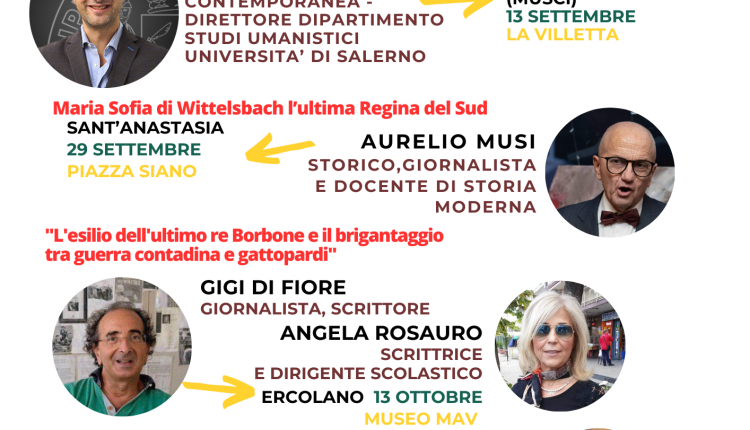 RASSEGNA “MAURO MUSCI” SUL LEGITTIMISMO MERIDIONALE NELLA STORIA E NELLE ARTI: INCONTRI, DIBATTITI, DEGUSTAZIONE DI PIETANZE BORBONICHE